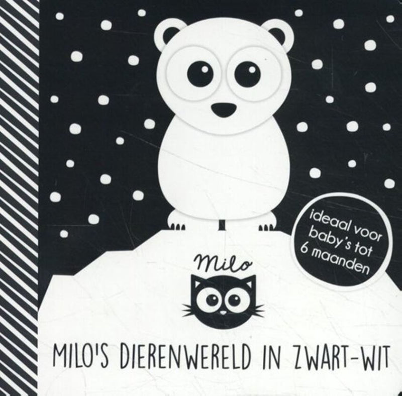 Il mondo animale di Milo in bianco e nero. 0+