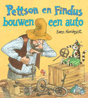 Pettson y Findus construyen un coche. - afbeelding 1