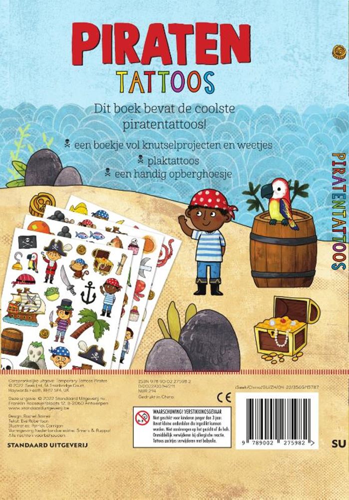 WPG UITGEVER TATTOOS PIRATEN