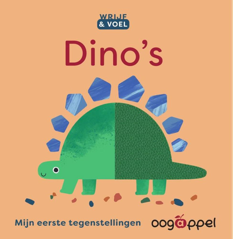 Libro tattile: sfiora e senti: dinosauri 2+