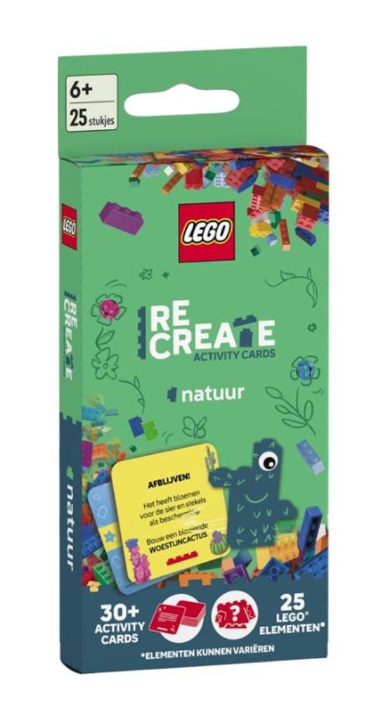 Lego recrea tarjetas de actividades: naturaleza 6+