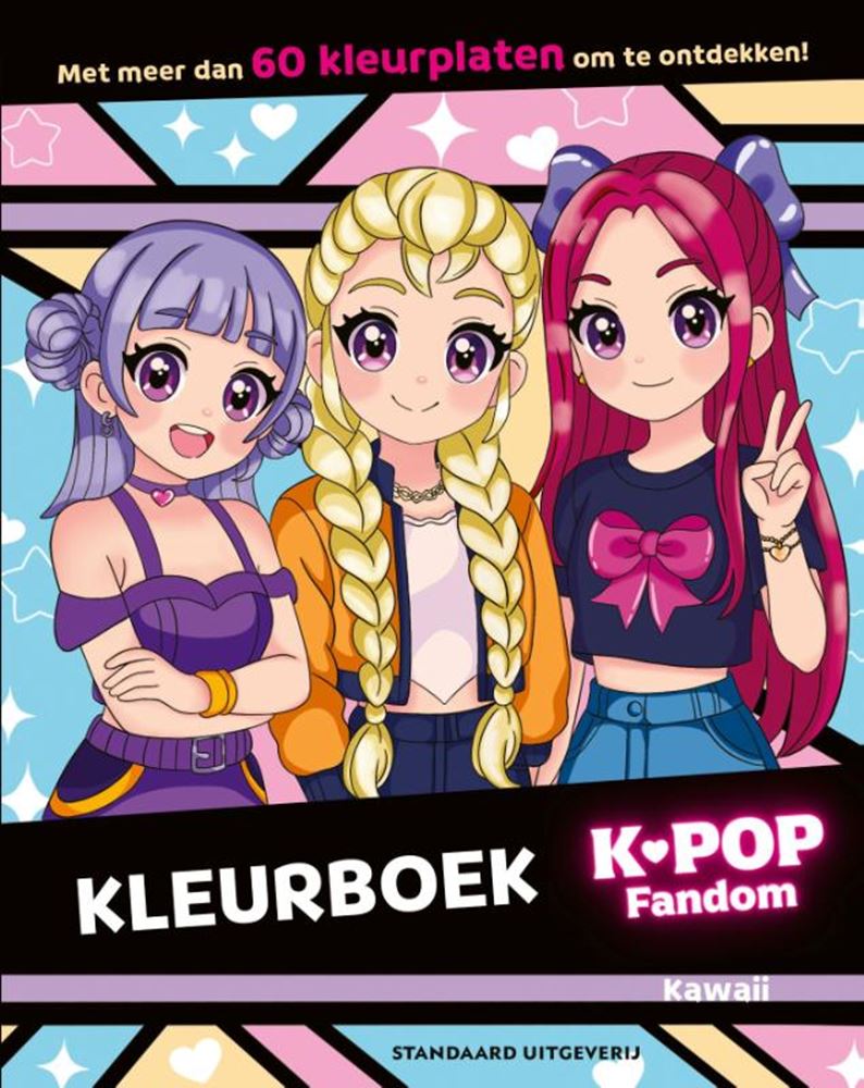 Libro para colorear fandom del K-pop 7+