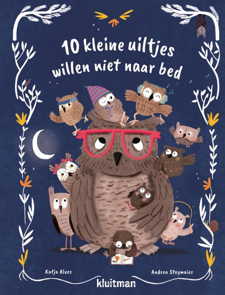 Editorial Kluitman 10 búhos que no quieren irse a la cama libro ilustrado