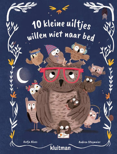 Editorial Kluitman 10 búhos que no quieren irse a la cama libro ilustrado