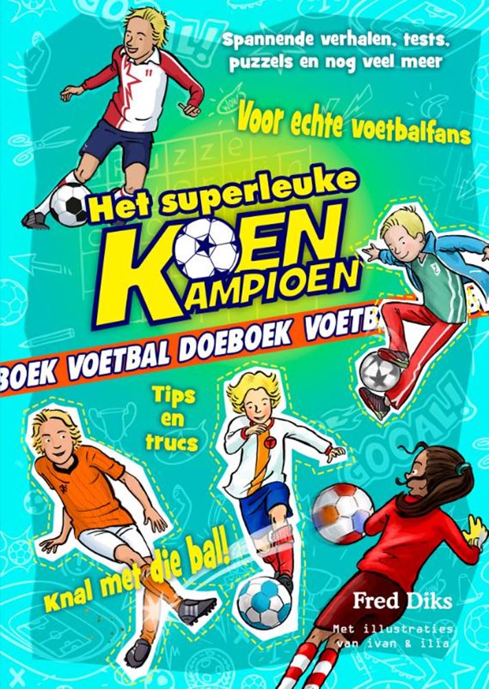 Editore Kluitman il super divertente libro di attività calcistiche Koen Champion