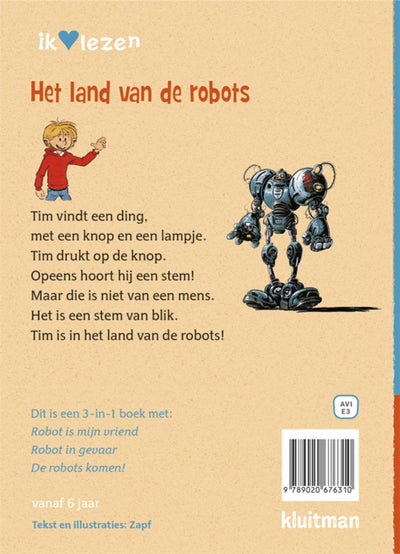 Kluitman ik hou van lezen - het land van de robots 3 in 1. avi-e3