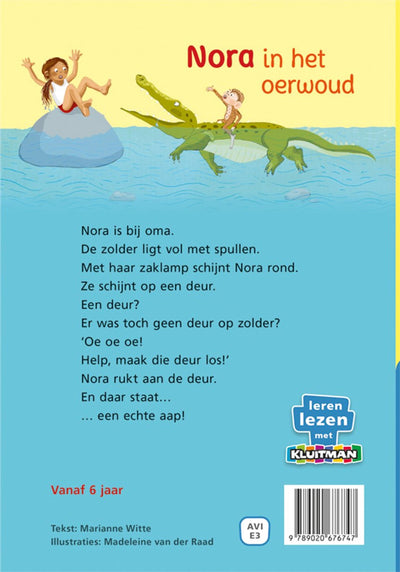 Kluitman leren lezen met - nora in het oerwoud - avi e3