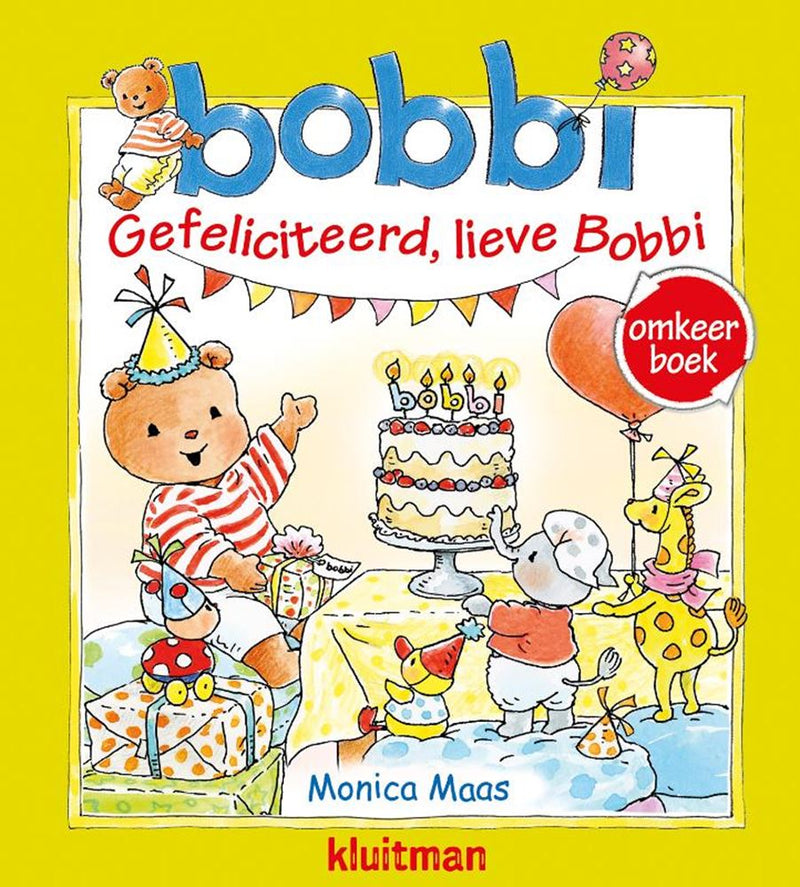Uitgeverij Kluitman Reversión: Felicitaciones, querida Bobbi Bobbi está de fiesta