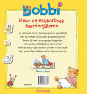 Editor Kluitman Bobbi Colors Sticker Book Farm Dieren - afbeelding 2
