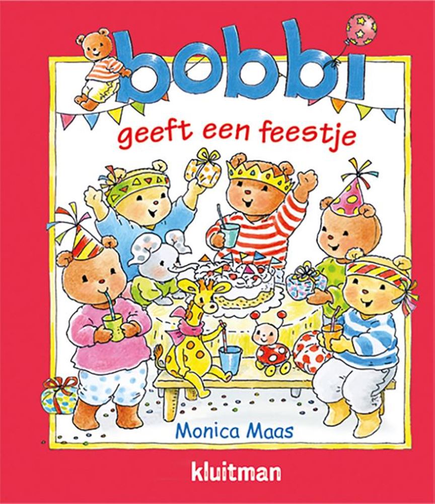Uitgeverij kluitman bobbi geeft een feestje 2+