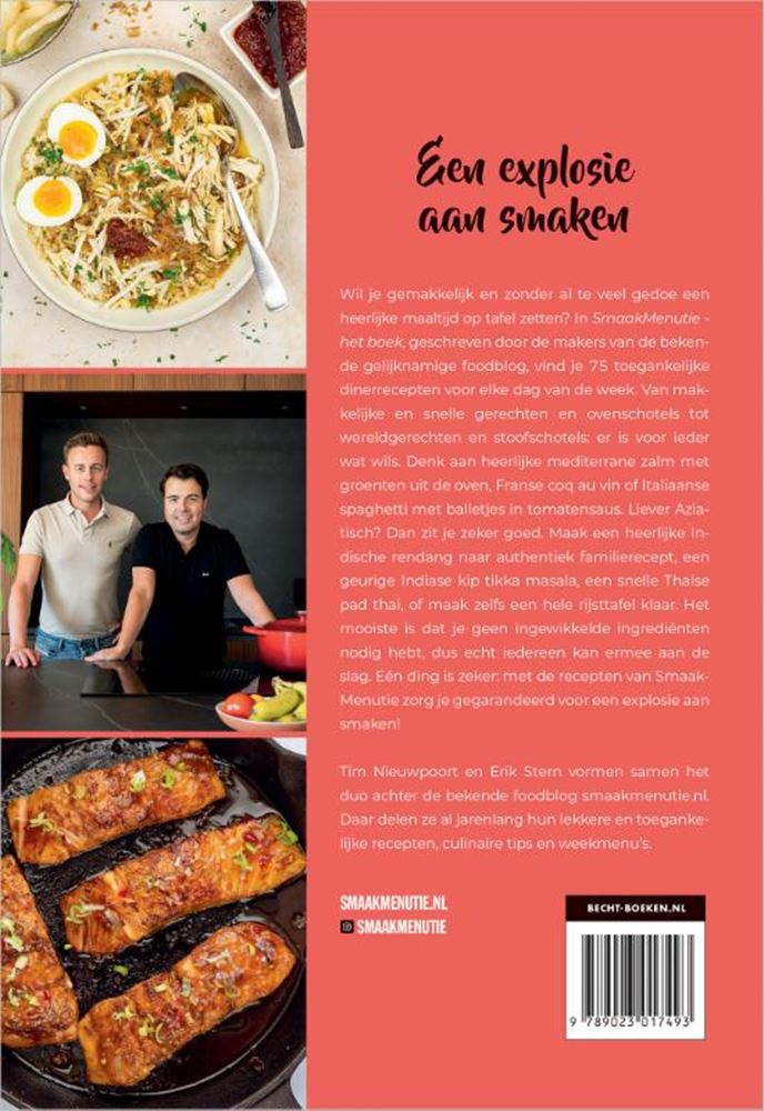 Libro de cocina: menú degustación - el libro