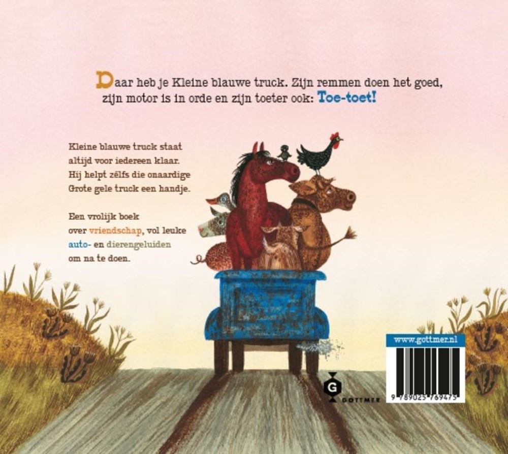 Piccolo camion blu (libro cartonato). 2+