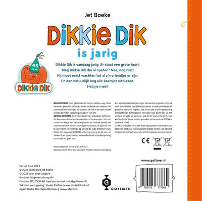 Book Dikkie Dik's birthday