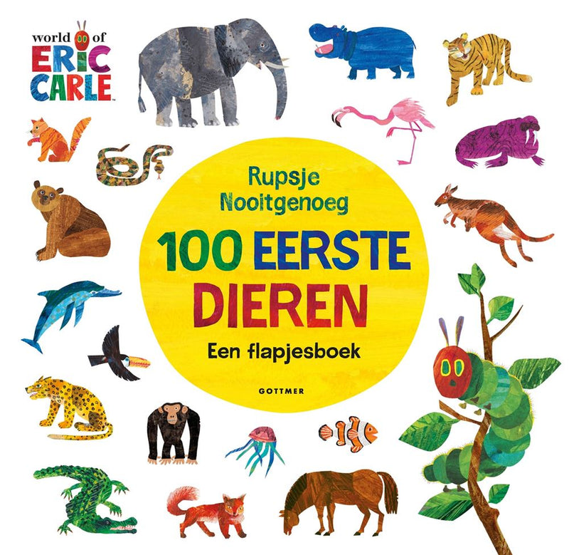 Grupo editorial Gottmer Caterpillar Neverenough - 100 primeros animales