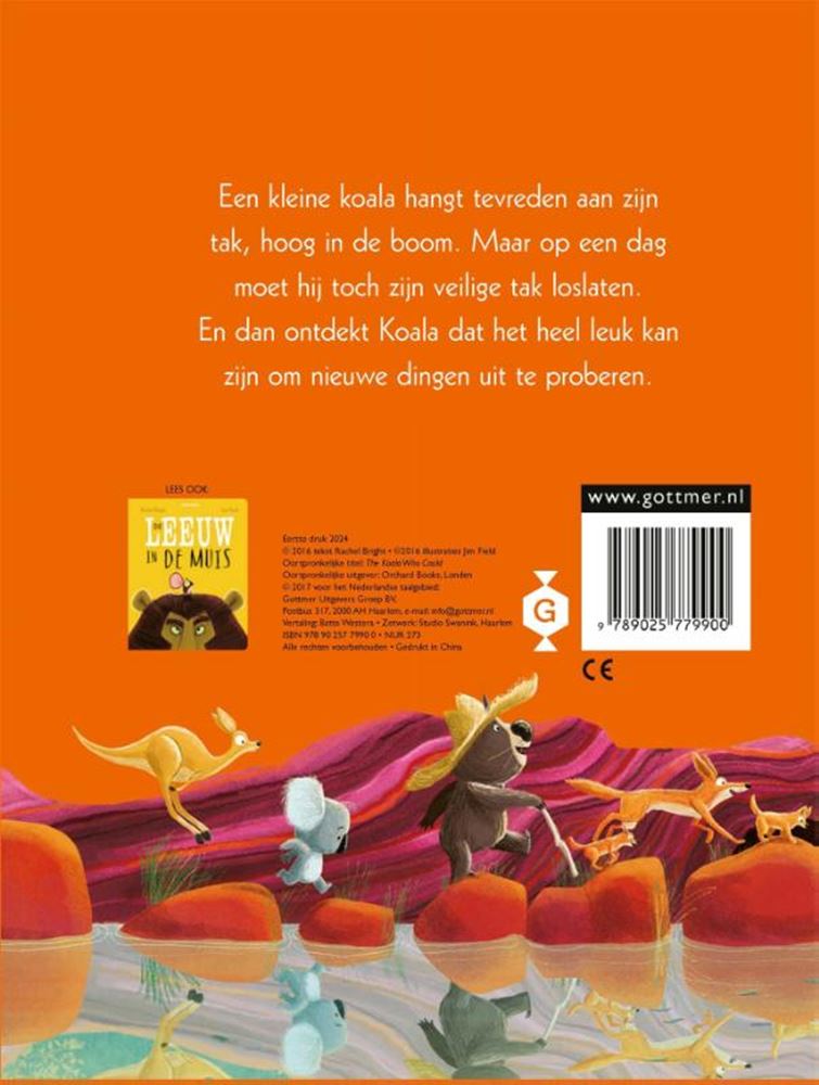 Libro de cartón del grupo de editores Gottmer, déjalo ir, koala