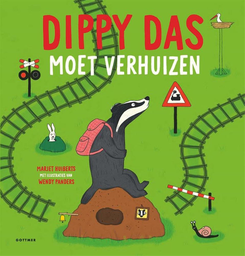 Libro ilustrado: el tejón dippy tiene que moverse.
