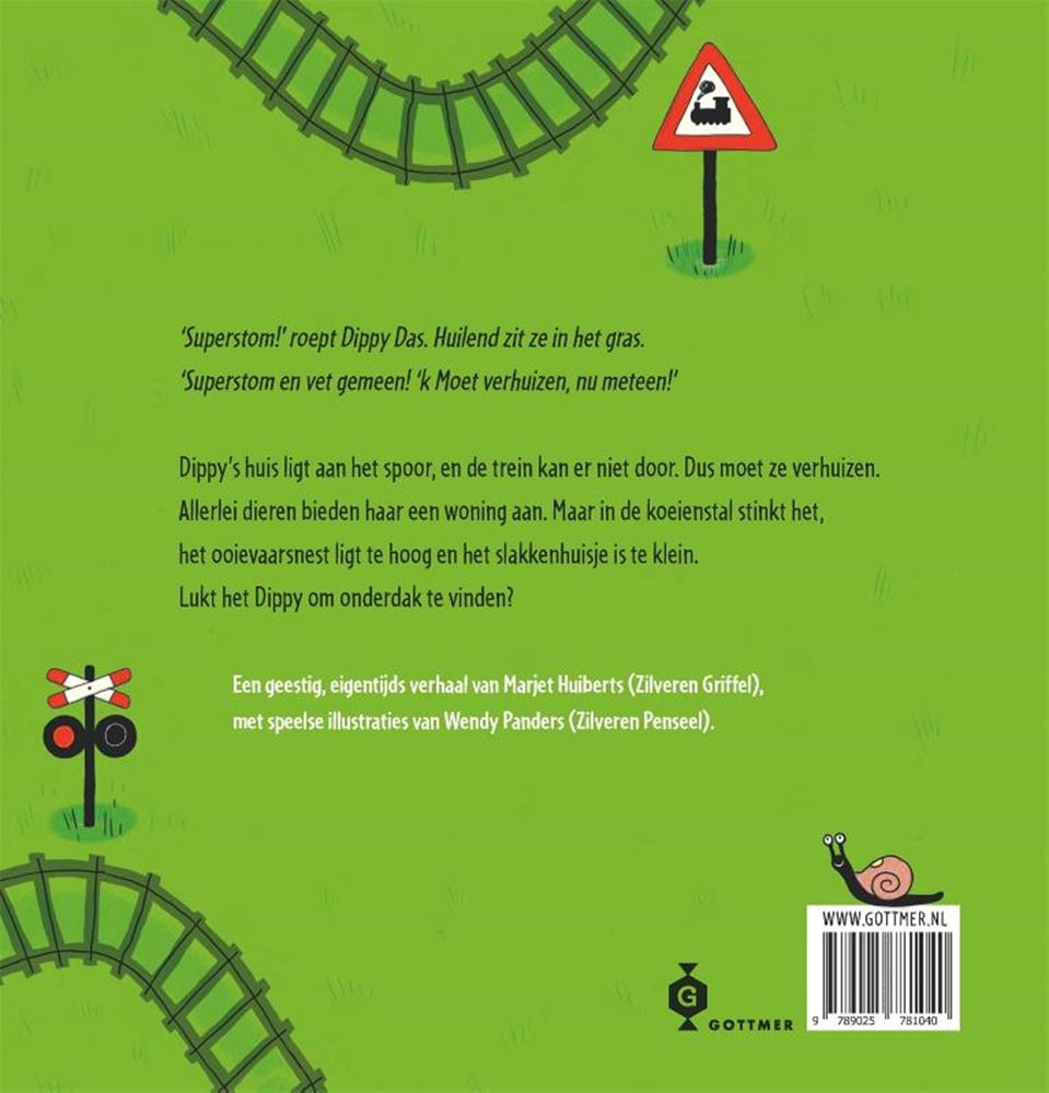 Libro ilustrado: el tejón dippy tiene que moverse.