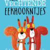 Kartonboek: twee vechtende eekhoorntjes