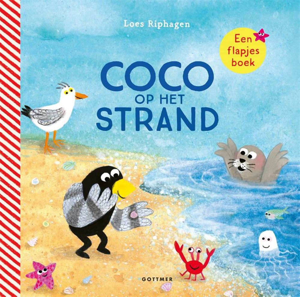 Coco en la playa. libro de tablero. 1+
