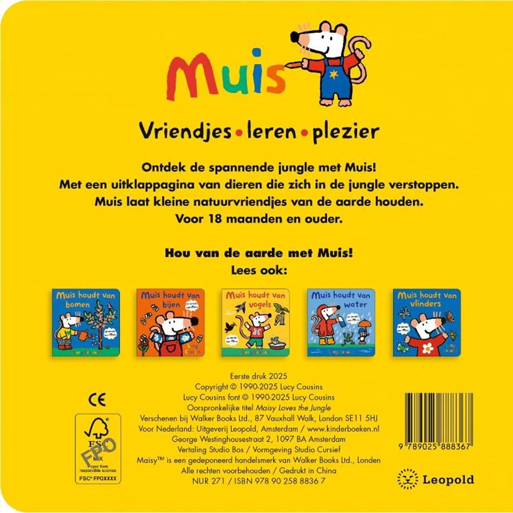 Libro de mesa: El ratón ama la jungla 2+