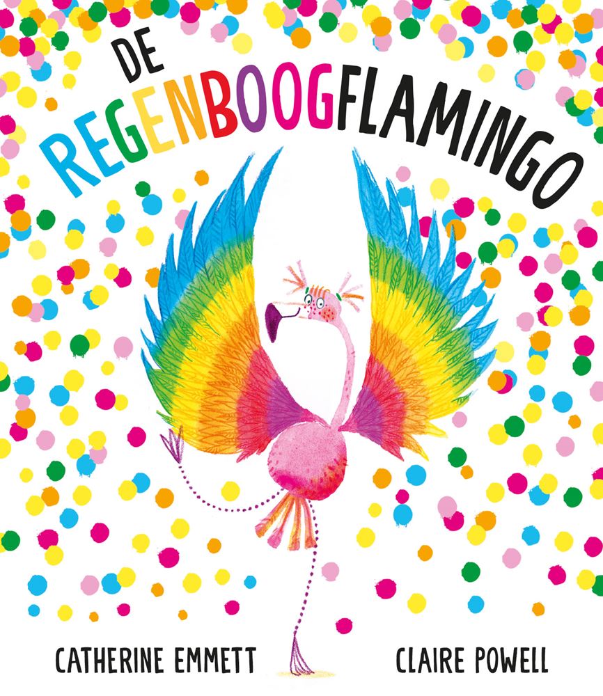 Libro de regenboogflamingo