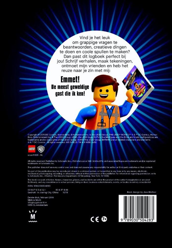 Película de Lego 2. Libro de registro súper impresionante.