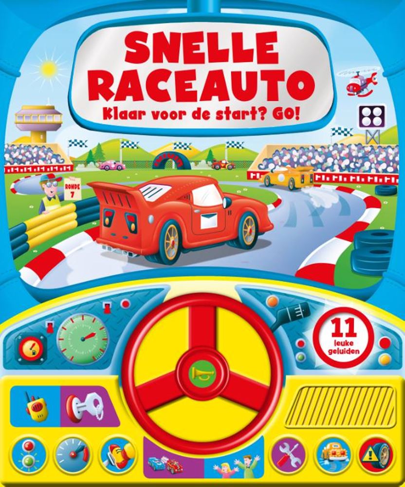 Libro de sonido Coche de carreras rápidas