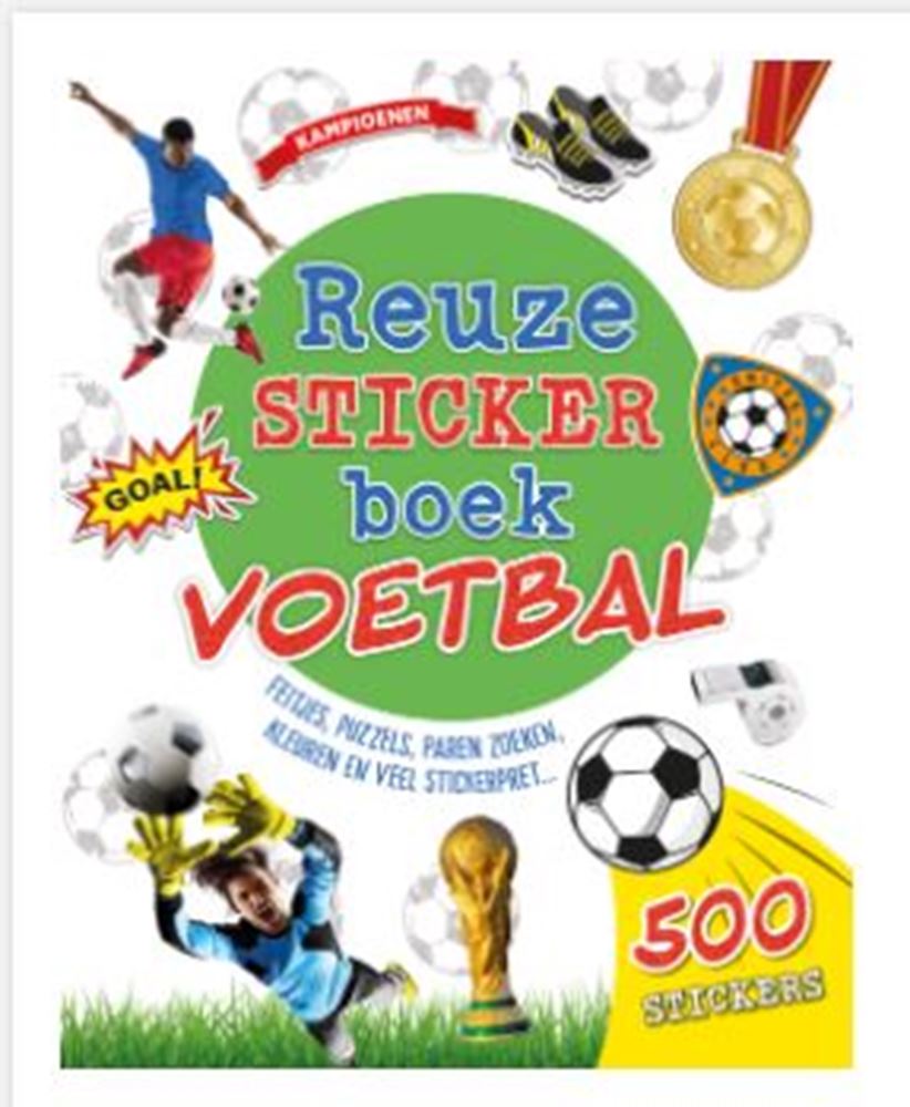 Rebo Publishers Reuzestickerboek Voetbal