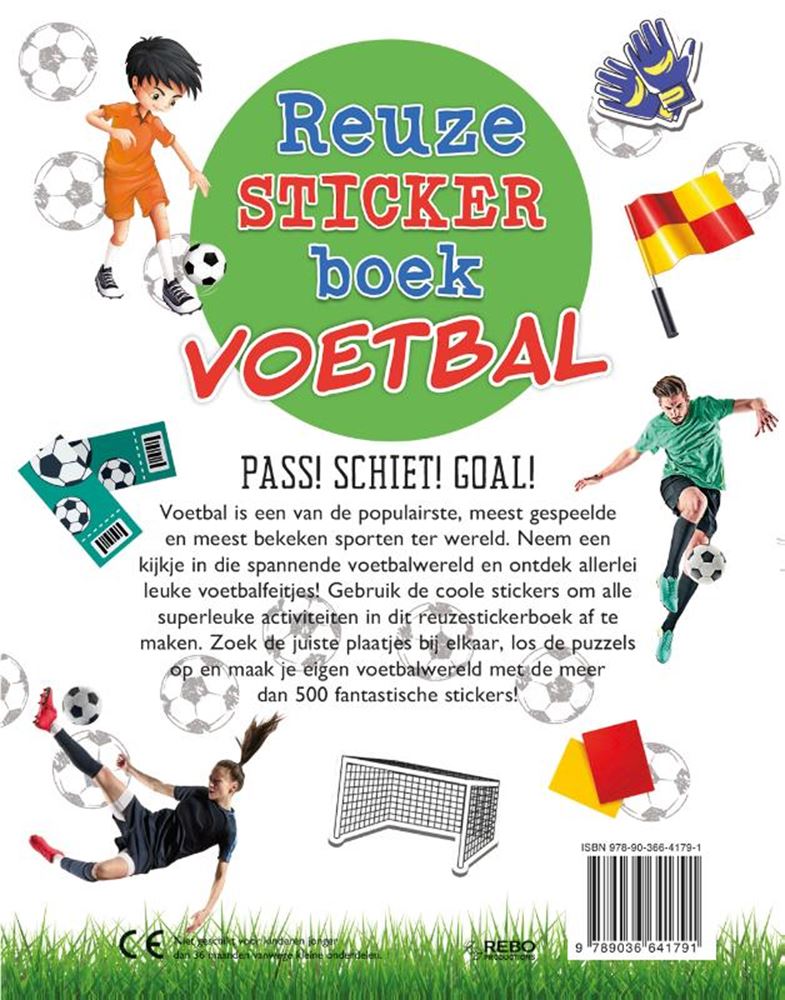 Rebo Publishers Reuzestickerboek Voetbal