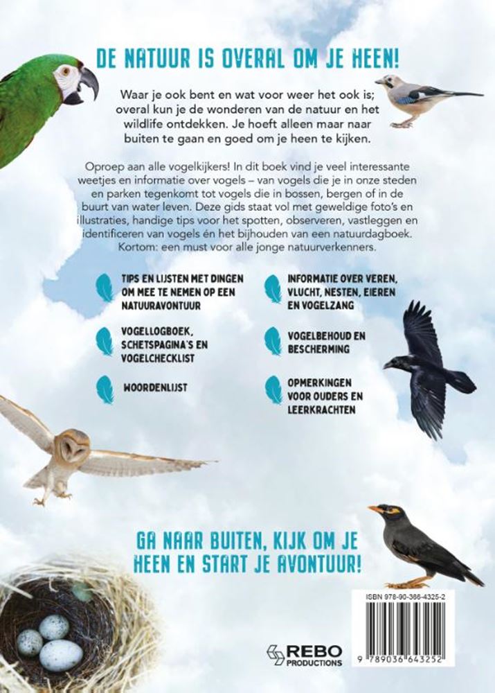 Rebo Editors Vogels Guide and Nature Diary for Children