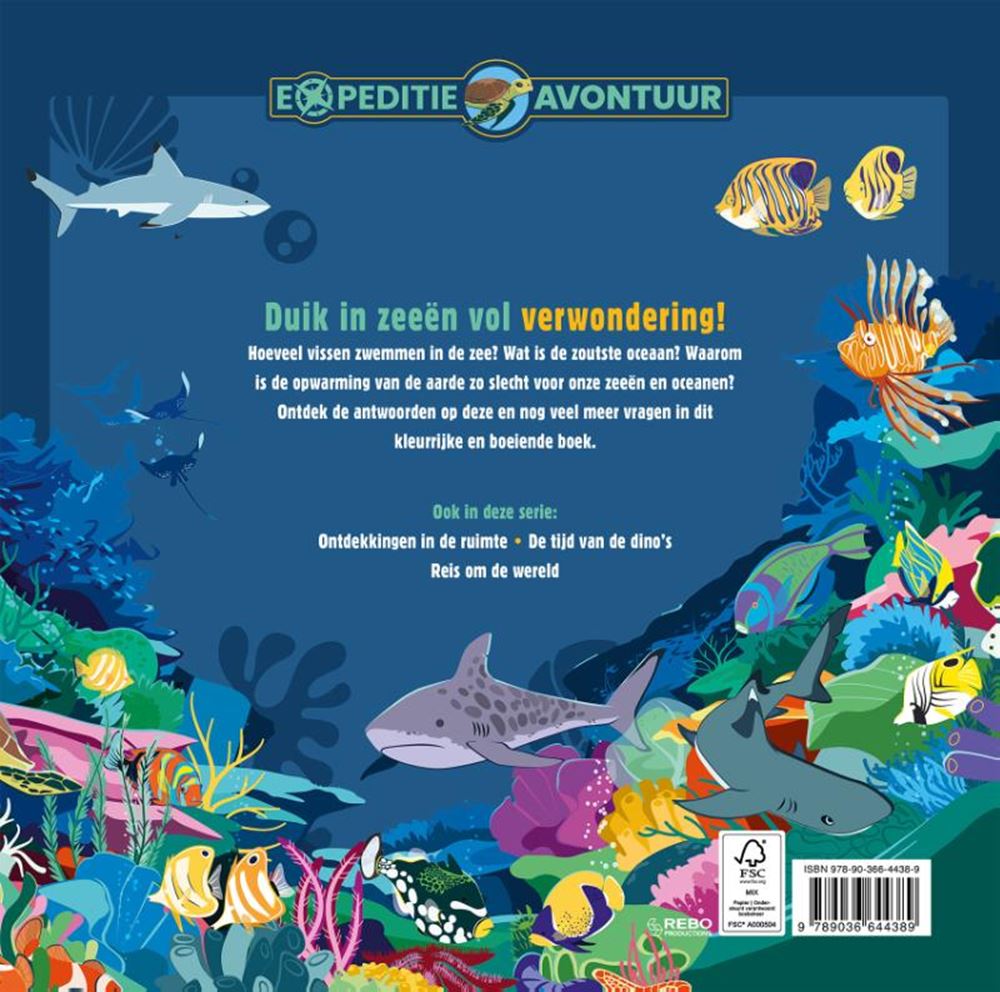 Zeeën en oceanen - expeditie-avontuur 6+