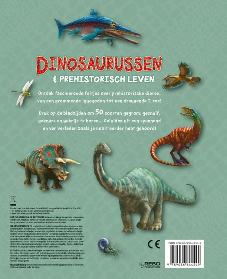 Rebo editori sound book Dinosaurus Prehistorie