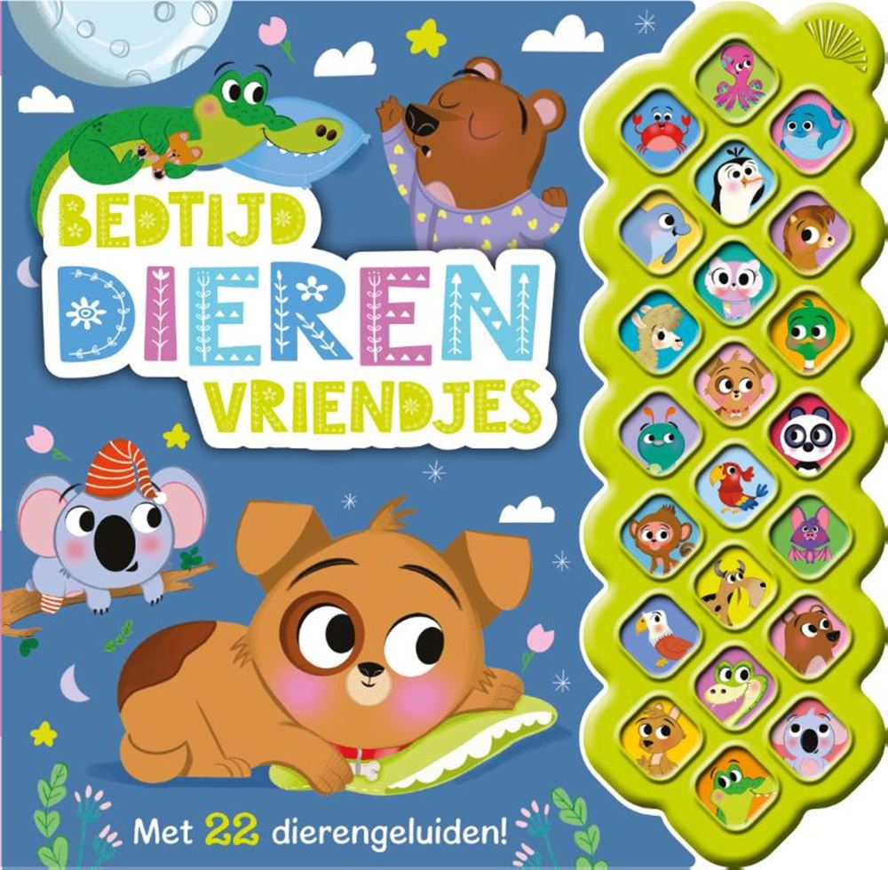 Rebo editores Libro de sonido Bedtime Animal Friend