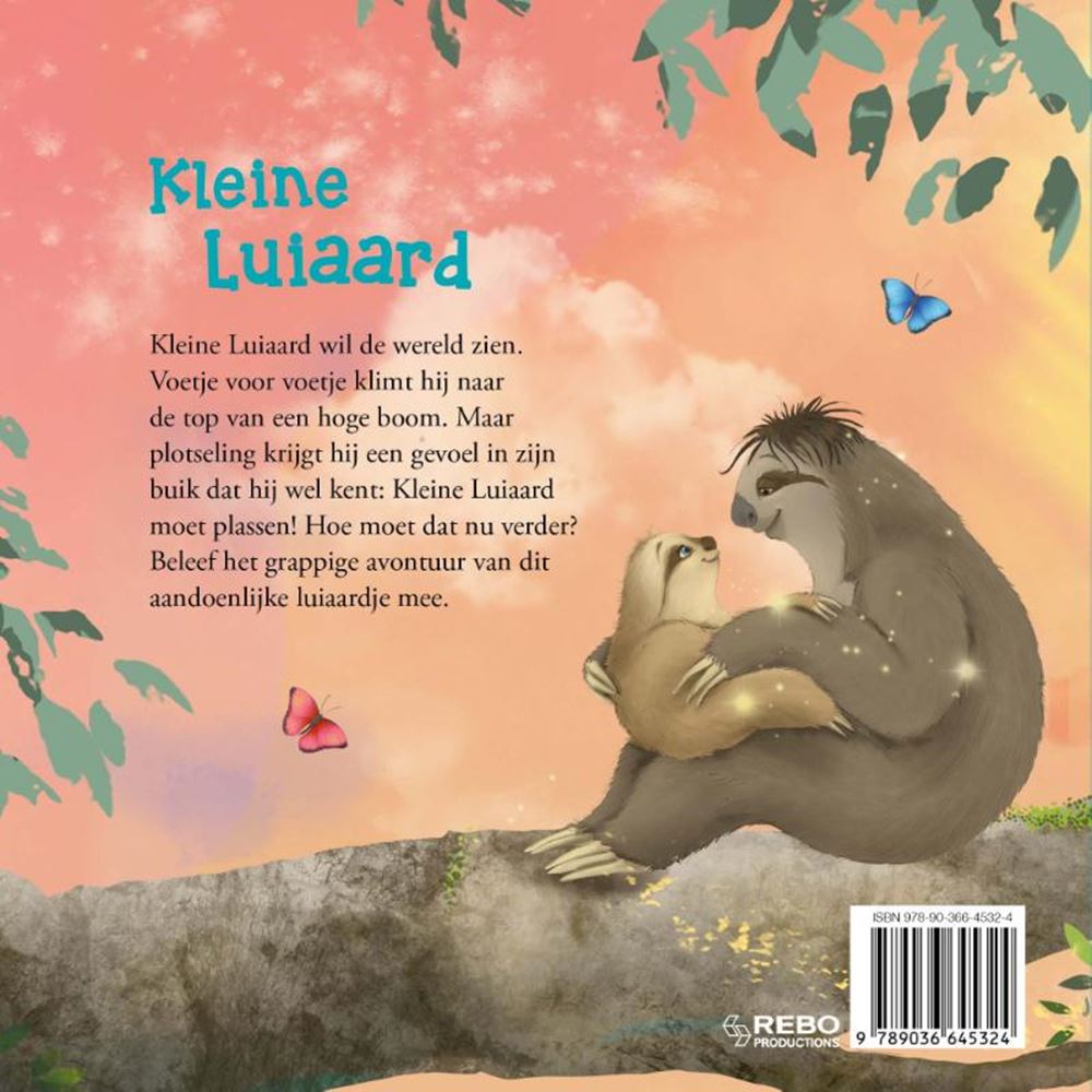 Rebo publishers verhalenboek: kleine luiaard. 2+