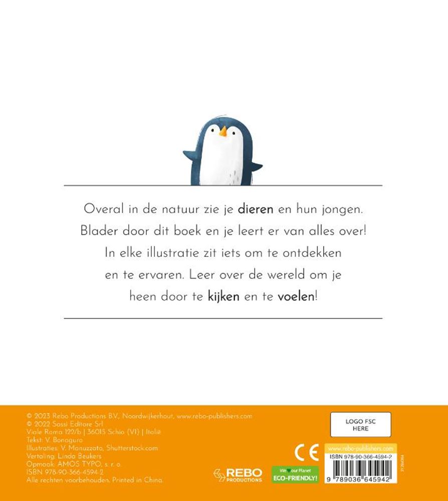 Rebo Publishers Dieren First Feel Book