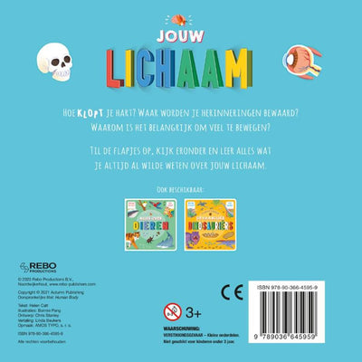 Rebo publishers jouw lichaam flapjesboek