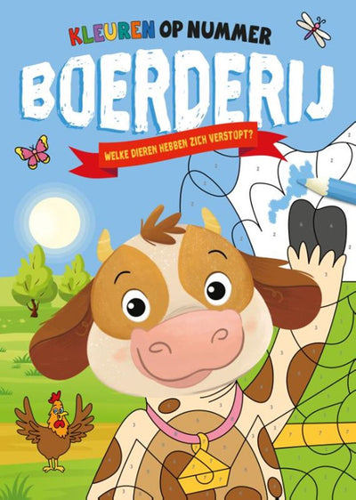 Rebo Publishers Farm Colors By Number
