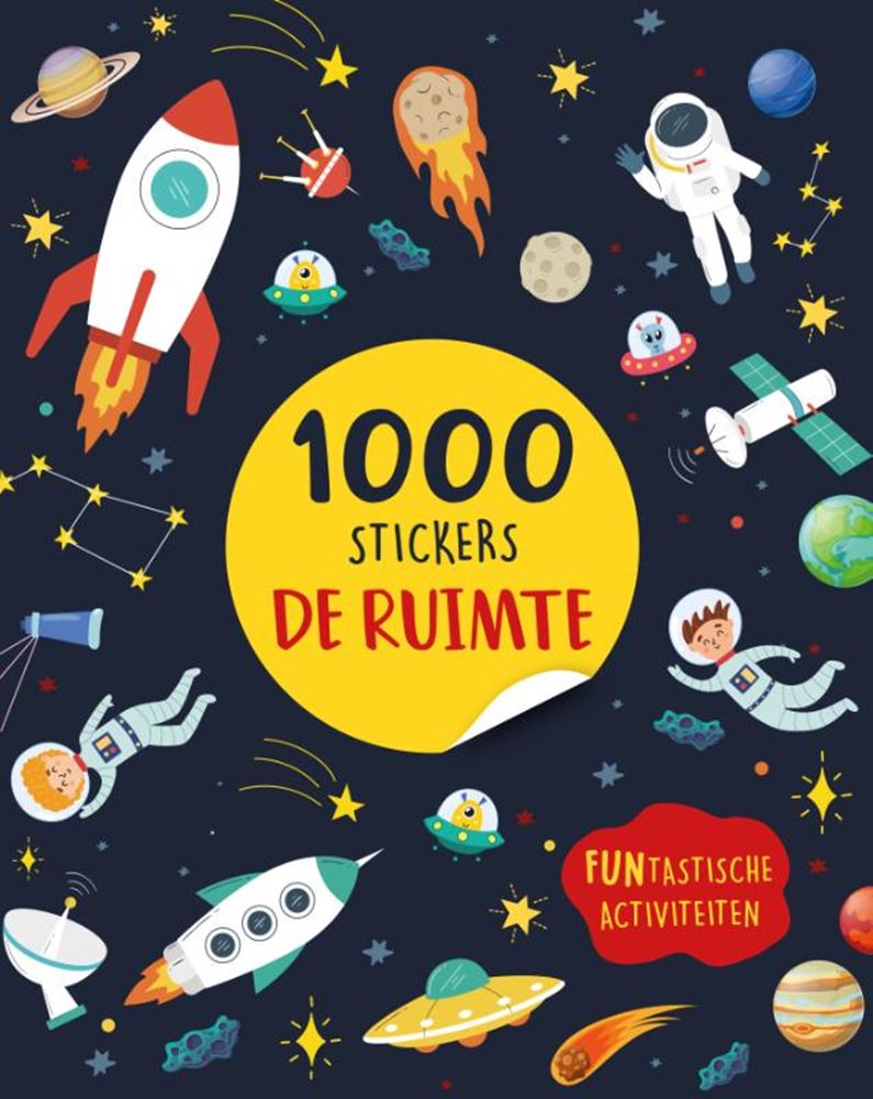 Libro de pegatinas: espacio - 1000 pegatinas 3+