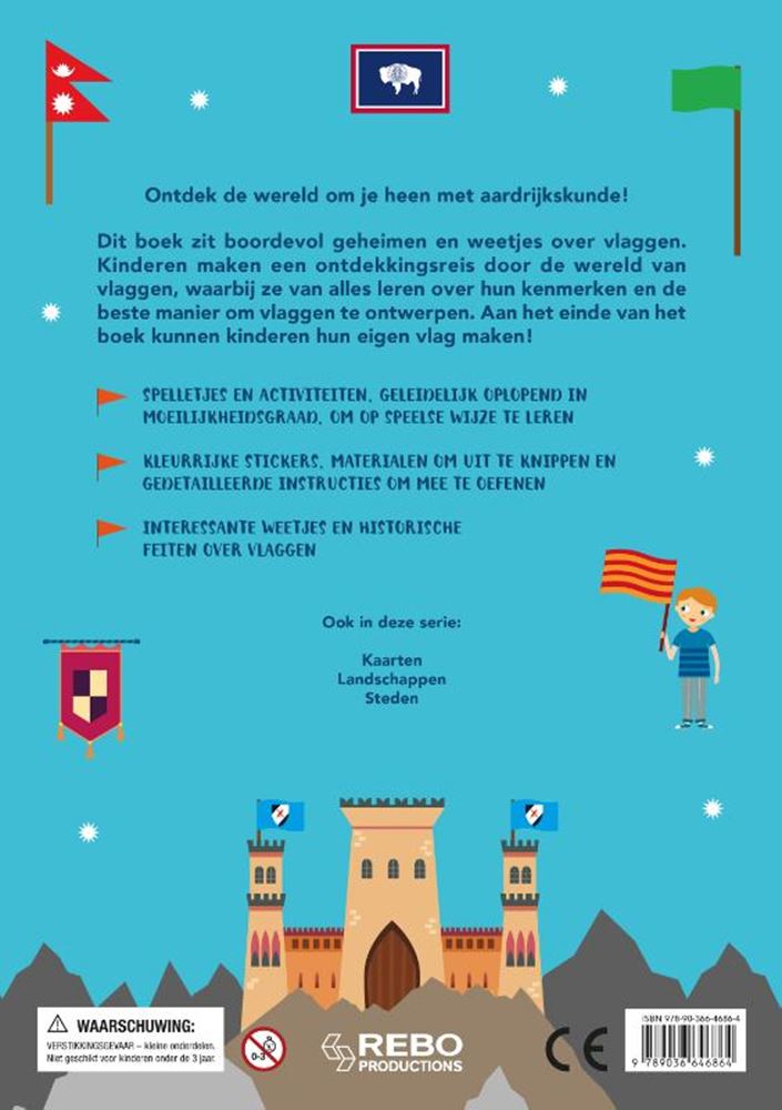 Rebo Publishers Flags Crazy por el mundo
