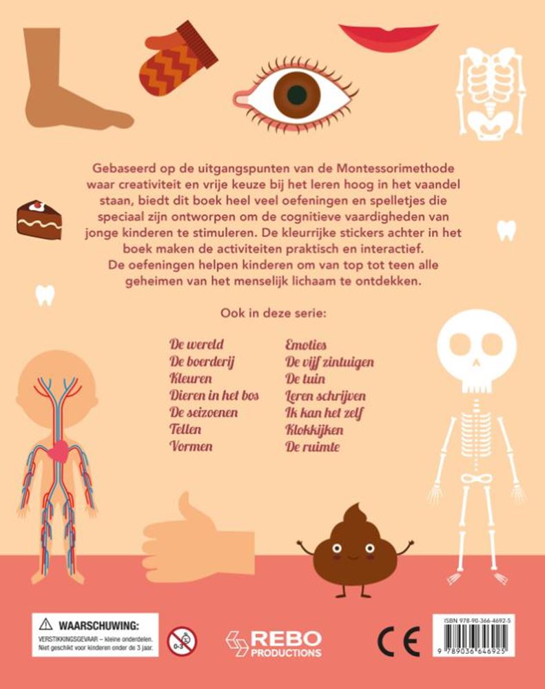 Rebo Publishers Human Body Leukste Ejercicio Libro