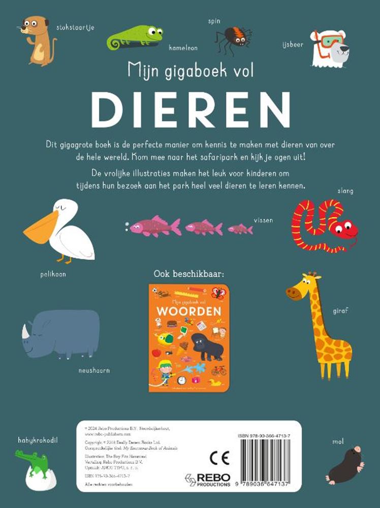 Rebo editores mi libro Giga lleno de animales