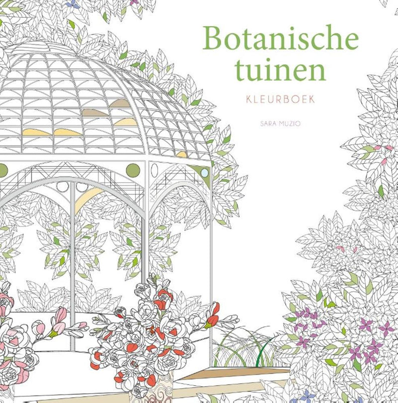 Libro para colorear: jardines botánicos adulto