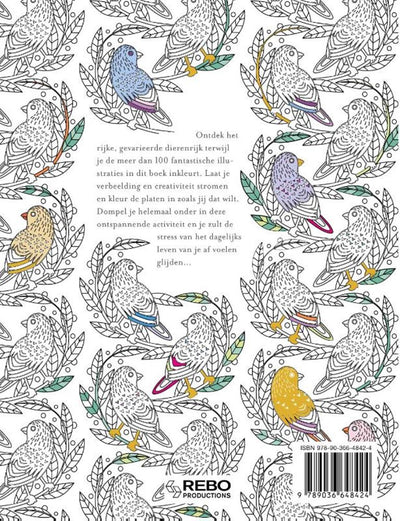 Meraviglie animali degli editori Rebo - libro da colorare