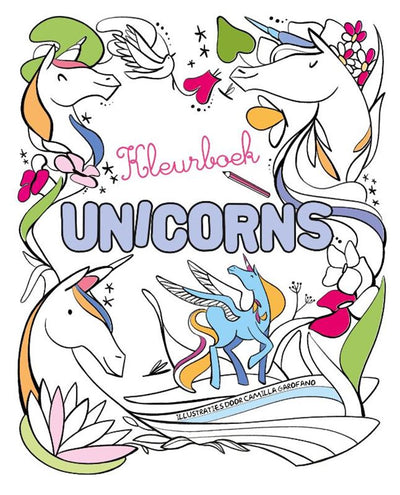Libro Color Book Unicorns