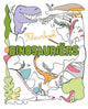 Coloring book: dinosaurs. 3+