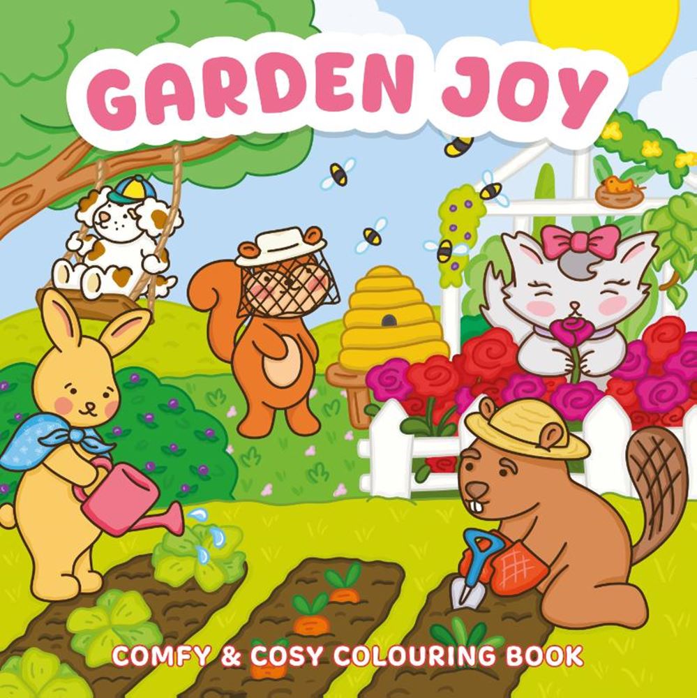 Gli editori Rebo Garden Joy - libro da colorare comodo e accogliente