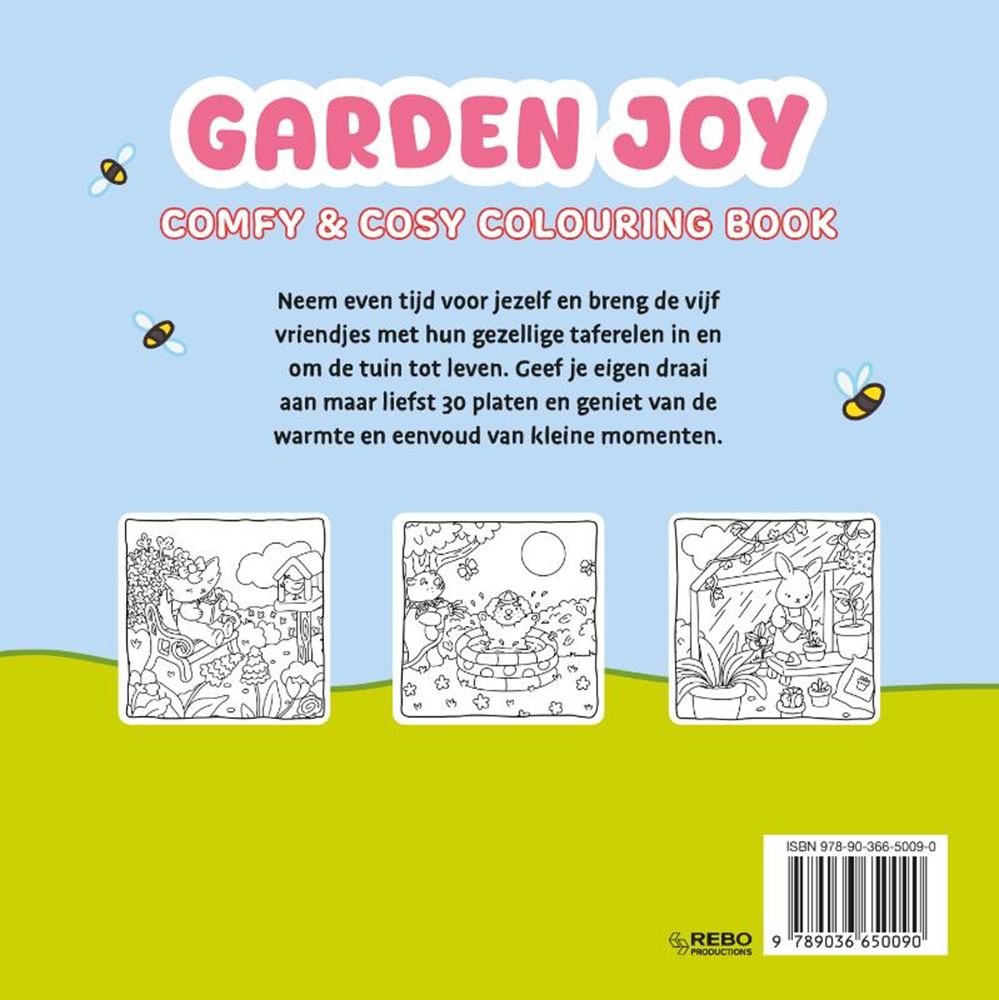 Gli editori Rebo Garden Joy - libro da colorare comodo e accogliente