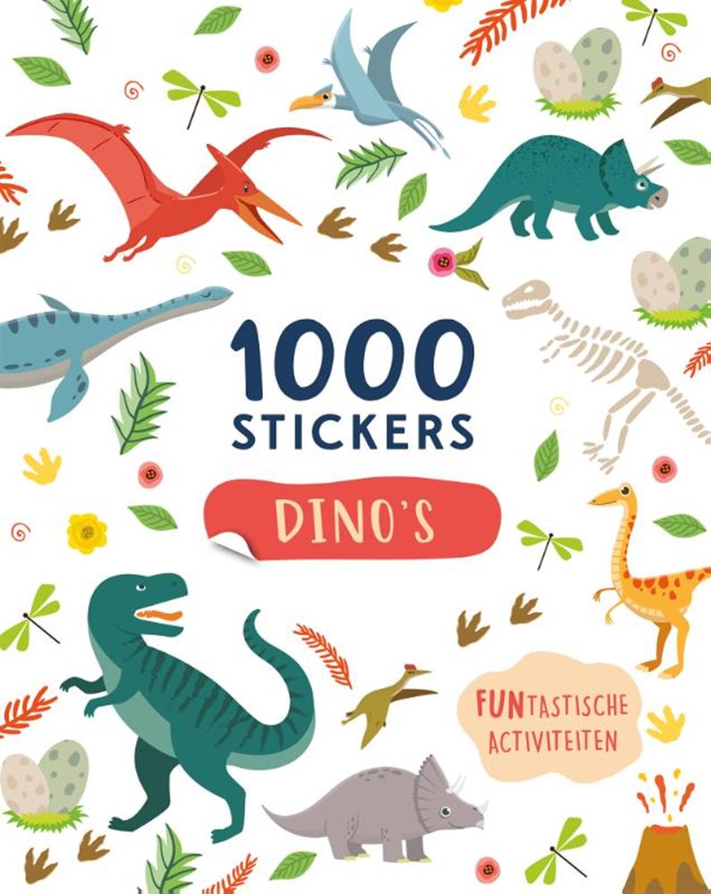 Dinosauri - 1000 adesivi 4+