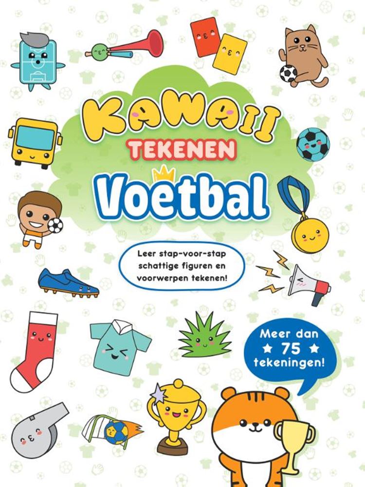 Rebo publishers kawaii tekenen voetbal 6+