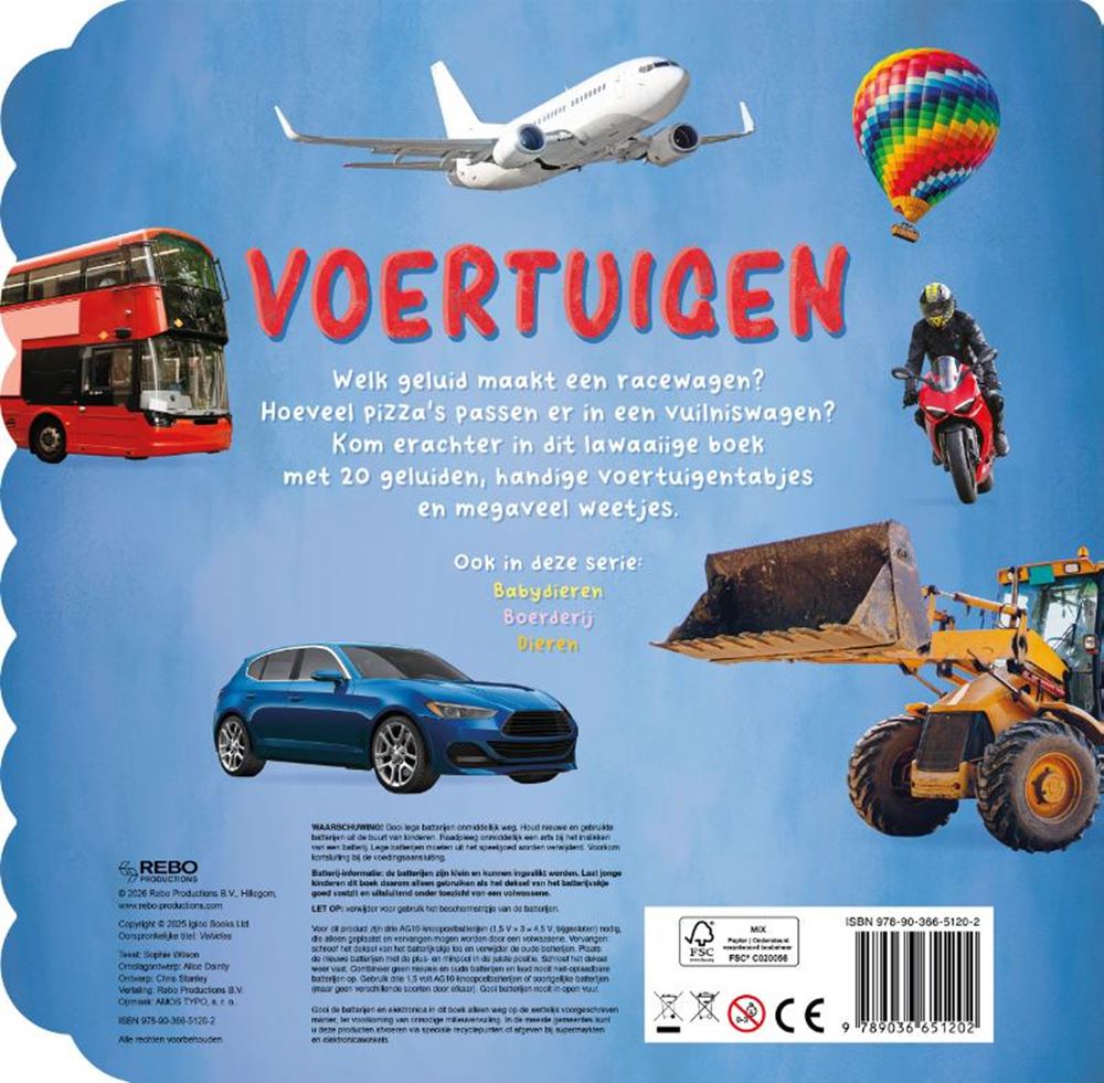 Vehículos - Libro de 20 Sonidos 2+